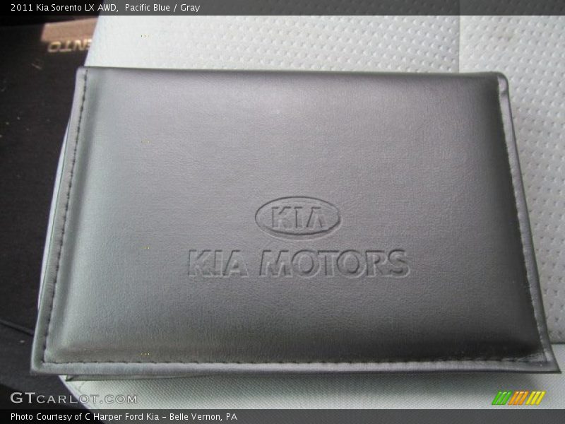 Pacific Blue / Gray 2011 Kia Sorento LX AWD