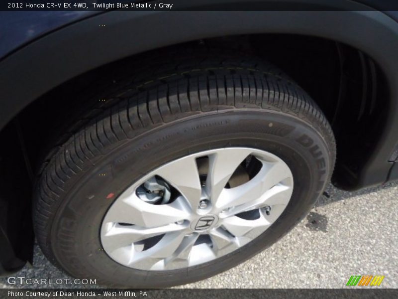 Twilight Blue Metallic / Gray 2012 Honda CR-V EX 4WD