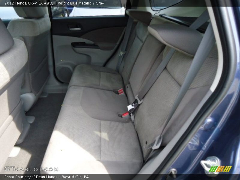 Twilight Blue Metallic / Gray 2012 Honda CR-V EX 4WD