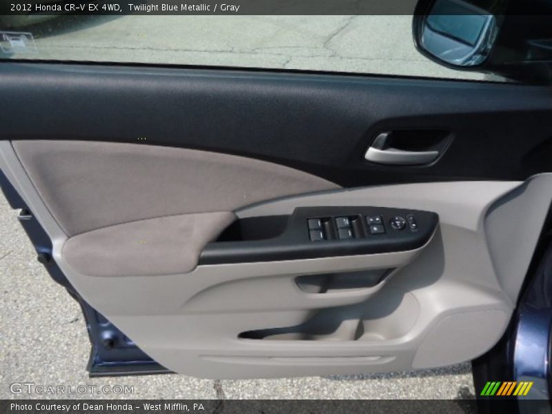 Twilight Blue Metallic / Gray 2012 Honda CR-V EX 4WD