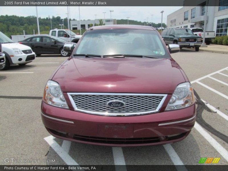 Merlot Metallic / Black 2005 Ford Five Hundred Limited AWD