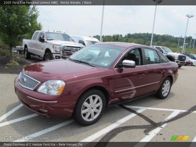 Merlot Metallic / Black 2005 Ford Five Hundred Limited AWD