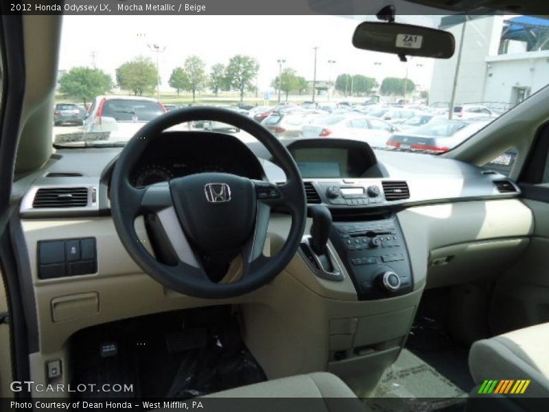 Mocha Metallic / Beige 2012 Honda Odyssey LX