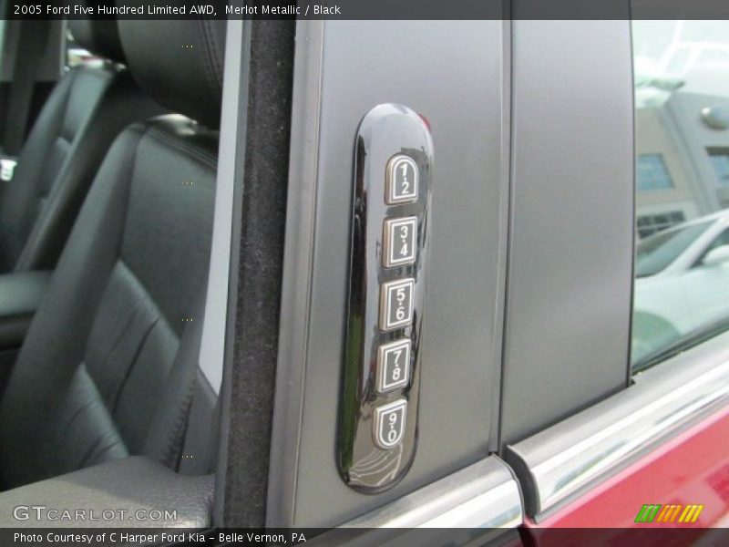 Merlot Metallic / Black 2005 Ford Five Hundred Limited AWD