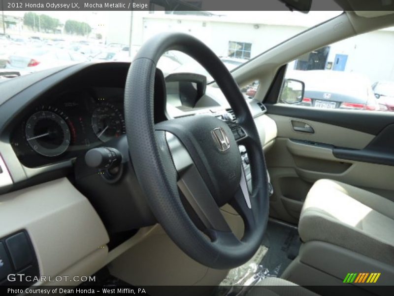Mocha Metallic / Beige 2012 Honda Odyssey LX