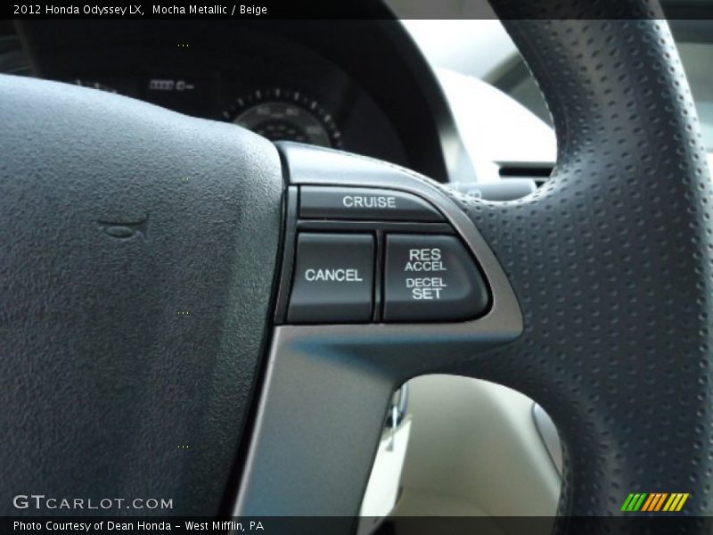 Mocha Metallic / Beige 2012 Honda Odyssey LX