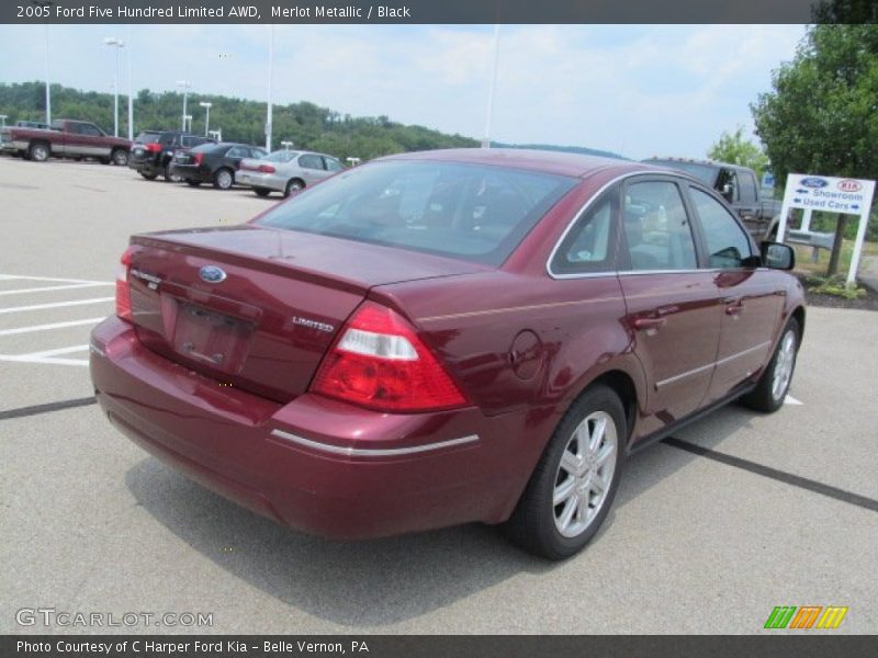 Merlot Metallic / Black 2005 Ford Five Hundred Limited AWD