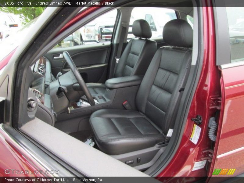 Merlot Metallic / Black 2005 Ford Five Hundred Limited AWD