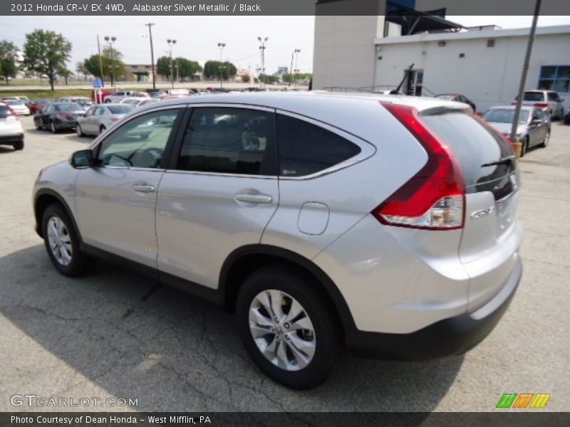 Alabaster Silver Metallic / Black 2012 Honda CR-V EX 4WD