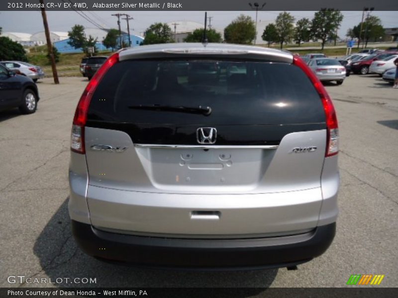 Alabaster Silver Metallic / Black 2012 Honda CR-V EX 4WD