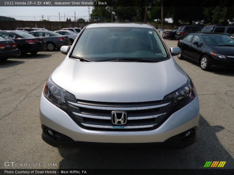 Alabaster Silver Metallic / Black 2012 Honda CR-V EX 4WD