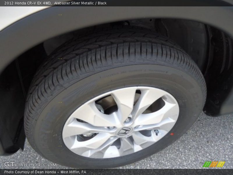 Alabaster Silver Metallic / Black 2012 Honda CR-V EX 4WD