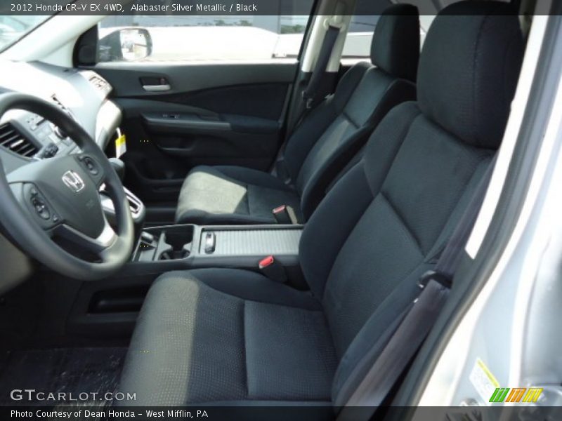 Alabaster Silver Metallic / Black 2012 Honda CR-V EX 4WD