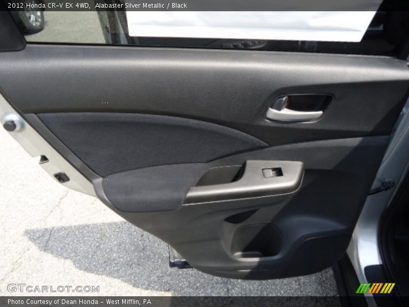 Alabaster Silver Metallic / Black 2012 Honda CR-V EX 4WD