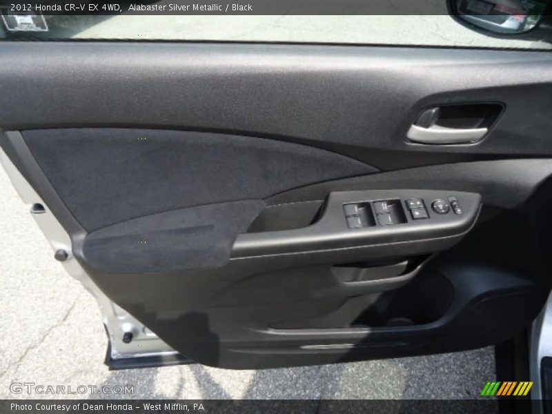 Alabaster Silver Metallic / Black 2012 Honda CR-V EX 4WD
