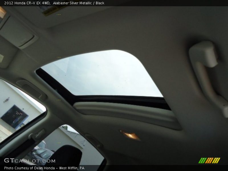 Alabaster Silver Metallic / Black 2012 Honda CR-V EX 4WD