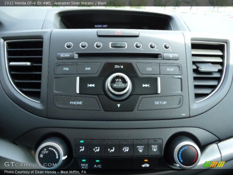 Alabaster Silver Metallic / Black 2012 Honda CR-V EX 4WD