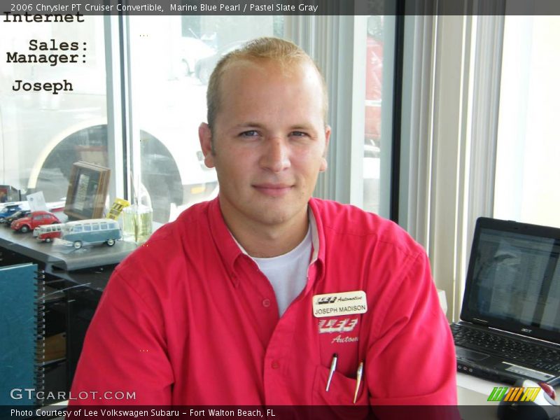 Marine Blue Pearl / Pastel Slate Gray 2006 Chrysler PT Cruiser Convertible