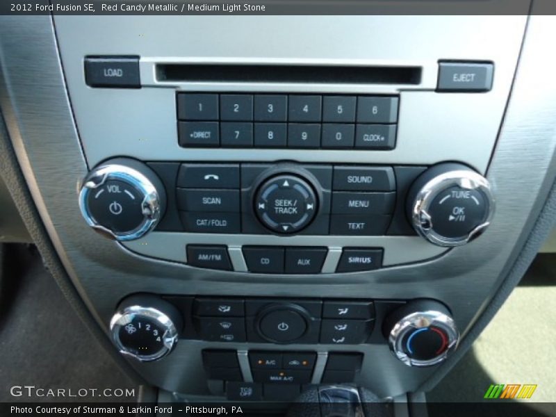 Red Candy Metallic / Medium Light Stone 2012 Ford Fusion SE