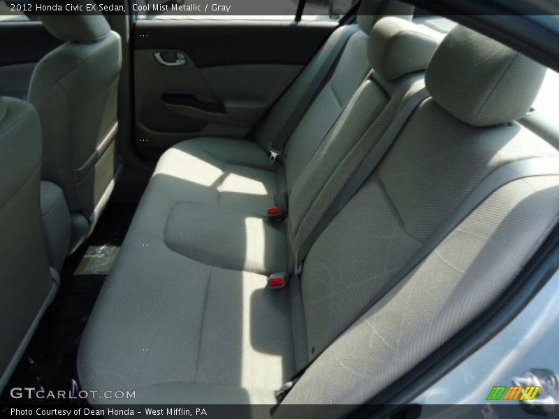 Cool Mist Metallic / Gray 2012 Honda Civic EX Sedan