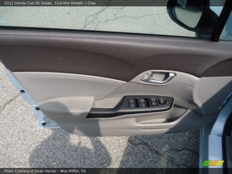 Cool Mist Metallic / Gray 2012 Honda Civic EX Sedan