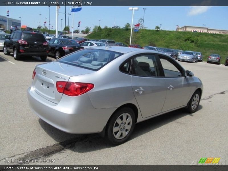 Quicksilver / Gray 2007 Hyundai Elantra GLS Sedan