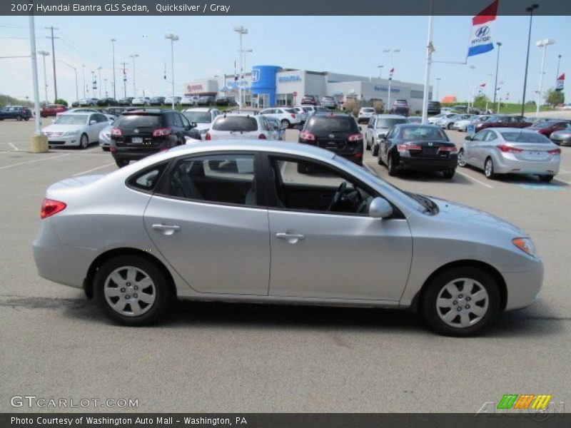 Quicksilver / Gray 2007 Hyundai Elantra GLS Sedan