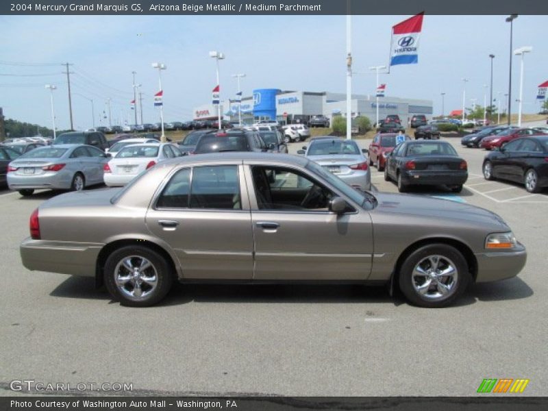 Arizona Beige Metallic / Medium Parchment 2004 Mercury Grand Marquis GS