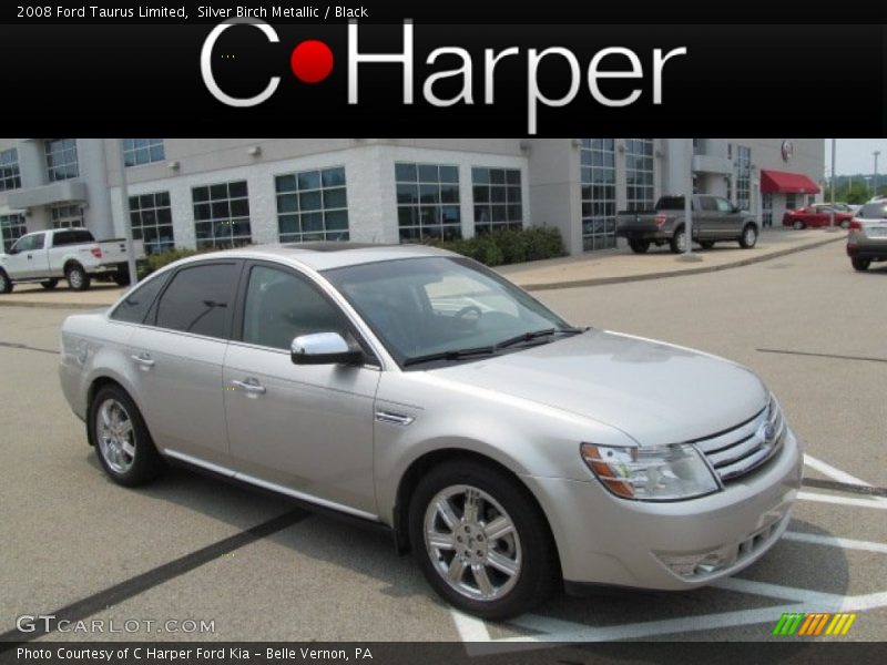 Silver Birch Metallic / Black 2008 Ford Taurus Limited