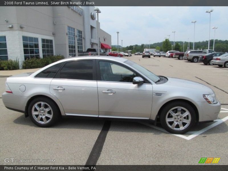 Silver Birch Metallic / Black 2008 Ford Taurus Limited