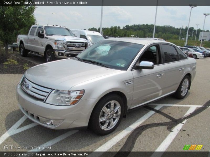 Silver Birch Metallic / Black 2008 Ford Taurus Limited