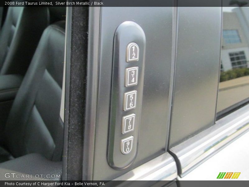Silver Birch Metallic / Black 2008 Ford Taurus Limited
