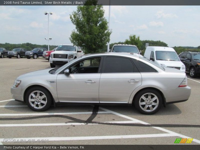 Silver Birch Metallic / Black 2008 Ford Taurus Limited
