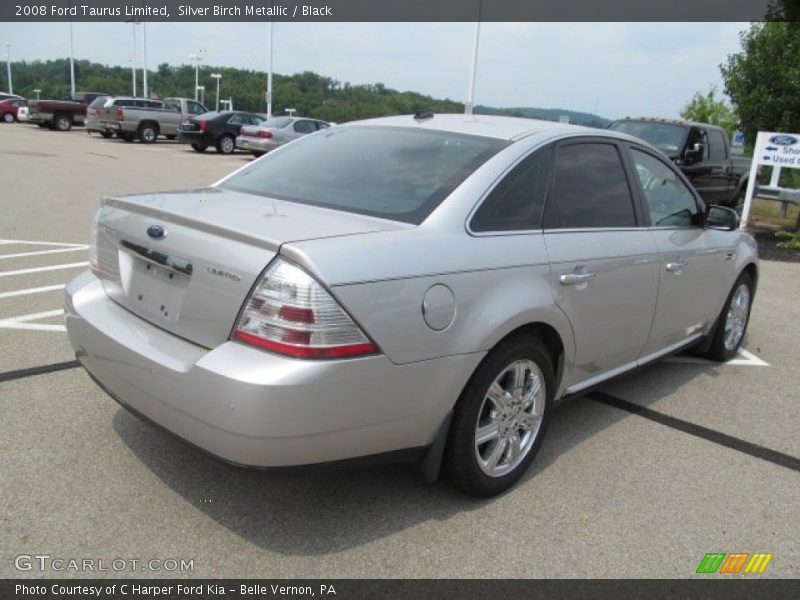 Silver Birch Metallic / Black 2008 Ford Taurus Limited