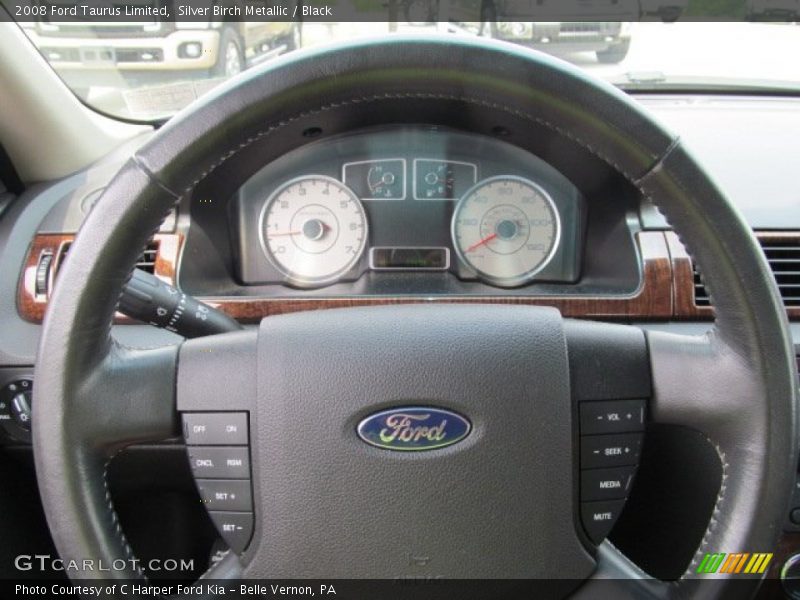 Silver Birch Metallic / Black 2008 Ford Taurus Limited