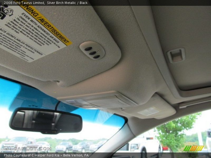Silver Birch Metallic / Black 2008 Ford Taurus Limited