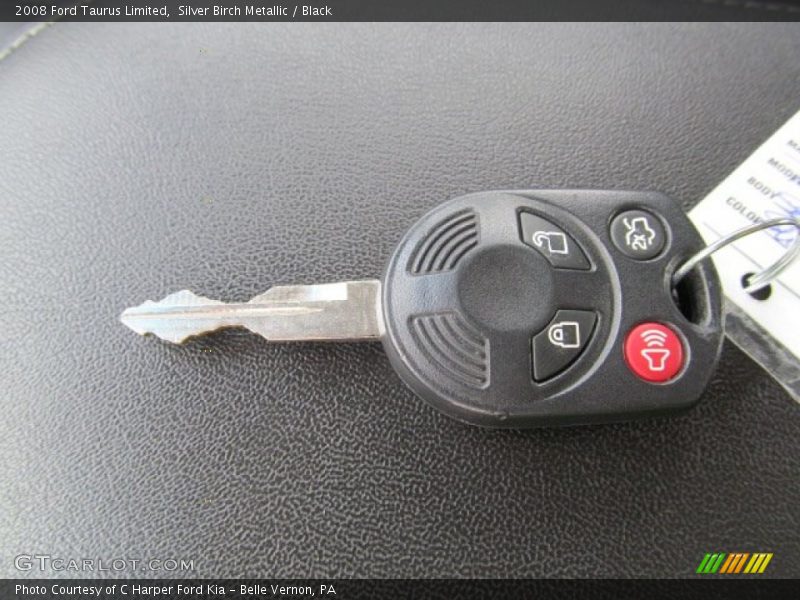 Silver Birch Metallic / Black 2008 Ford Taurus Limited