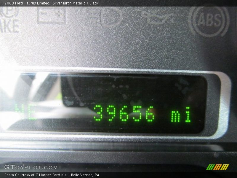 Silver Birch Metallic / Black 2008 Ford Taurus Limited