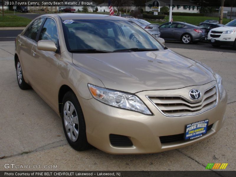 Sandy Beach Metallic / Bisque 2010 Toyota Camry