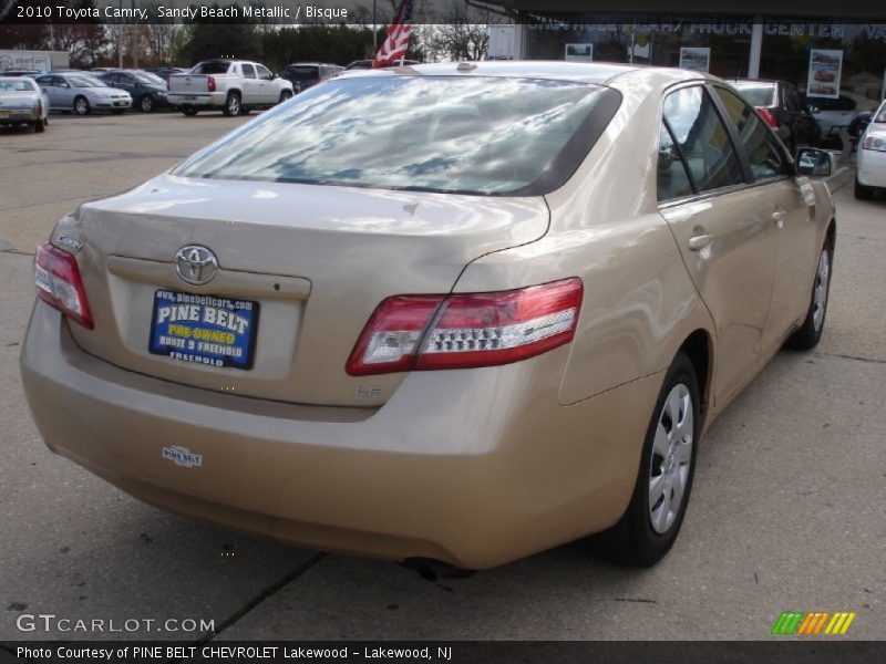Sandy Beach Metallic / Bisque 2010 Toyota Camry
