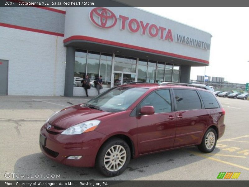 Salsa Red Pearl / Stone 2007 Toyota Sienna XLE