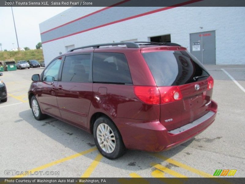 Salsa Red Pearl / Stone 2007 Toyota Sienna XLE