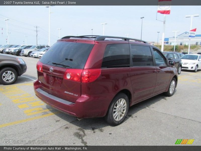 Salsa Red Pearl / Stone 2007 Toyota Sienna XLE