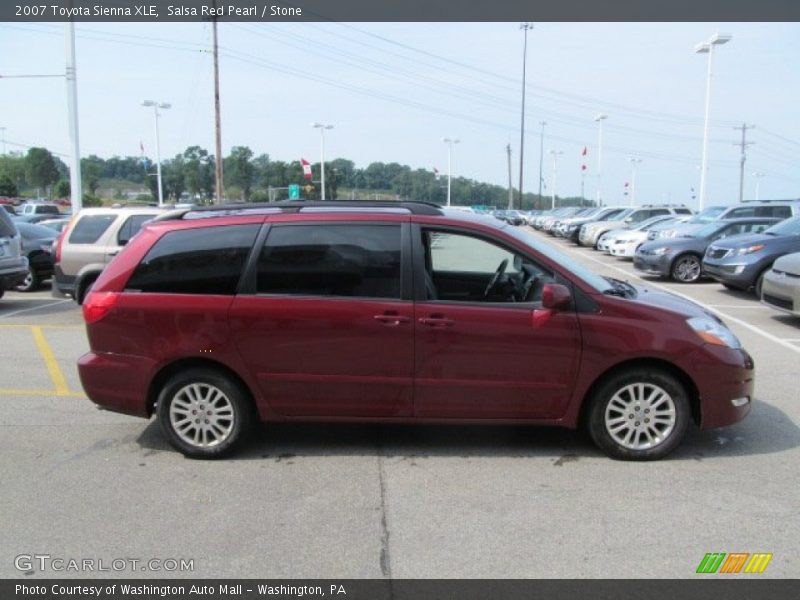 Salsa Red Pearl / Stone 2007 Toyota Sienna XLE