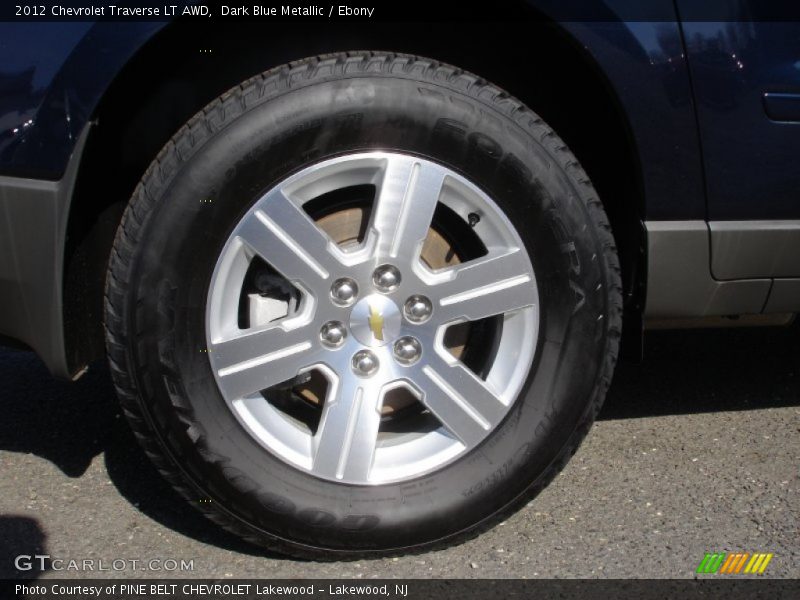 Dark Blue Metallic / Ebony 2012 Chevrolet Traverse LT AWD