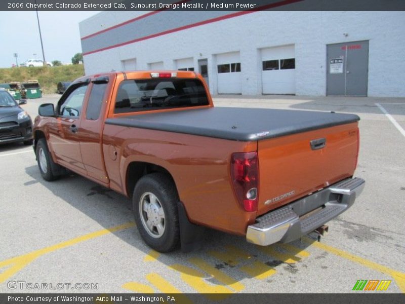 Sunburst Orange Metallic / Medium Pewter 2006 Chevrolet Colorado Extended Cab