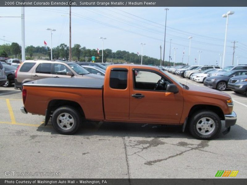 Sunburst Orange Metallic / Medium Pewter 2006 Chevrolet Colorado Extended Cab