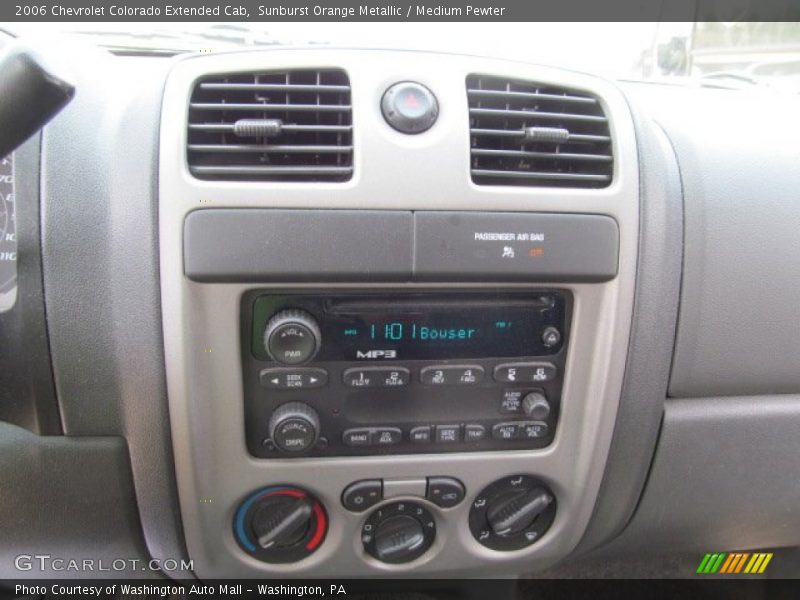 Sunburst Orange Metallic / Medium Pewter 2006 Chevrolet Colorado Extended Cab