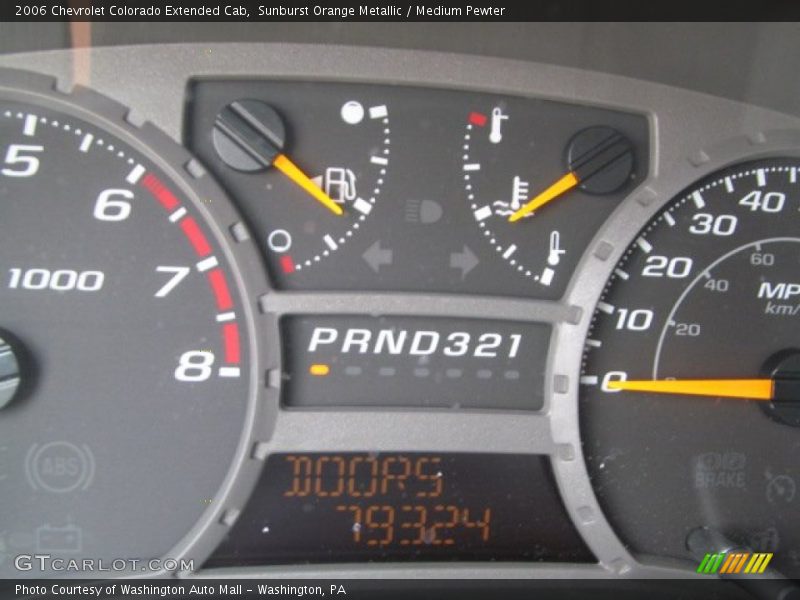 Sunburst Orange Metallic / Medium Pewter 2006 Chevrolet Colorado Extended Cab