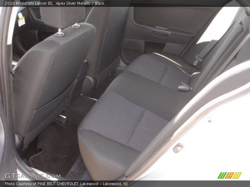 Apex Silver Metallic / Black 2010 Mitsubishi Lancer ES